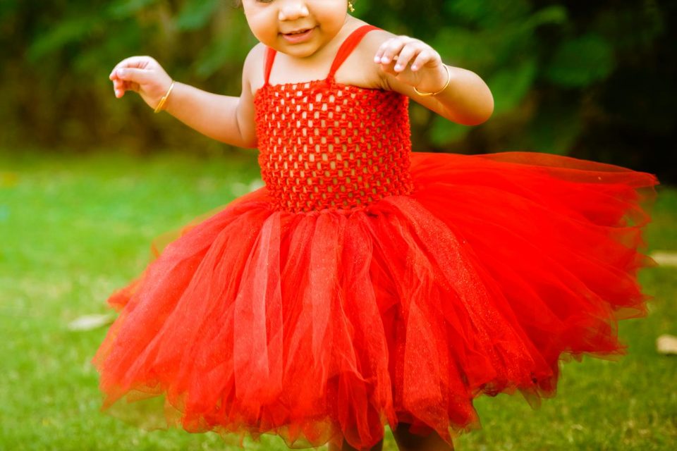 Red tutu dress